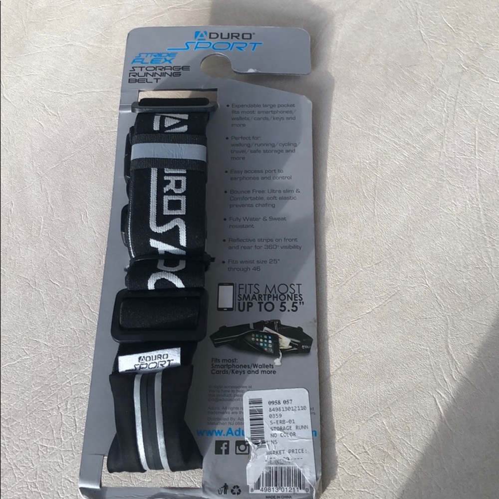 STORAGE RUNNING BELT - Picture 2 of 6